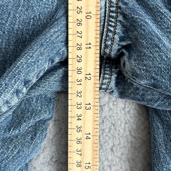 Eddie Bauer Fleece Lined Jeans Mens 38 X 32 Relaxed Fit Denim Outdoor Hunting - Picture 8 of 16